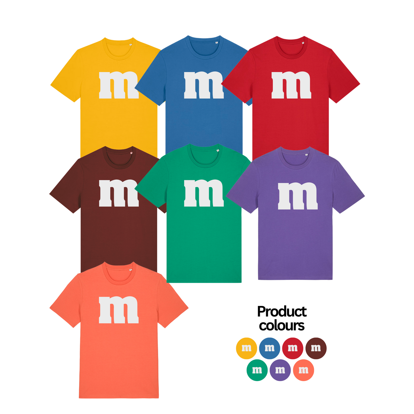 M&M T-Shirt Stag Do Couples Costume Joke Top Fancy Dress - Junior & Adults