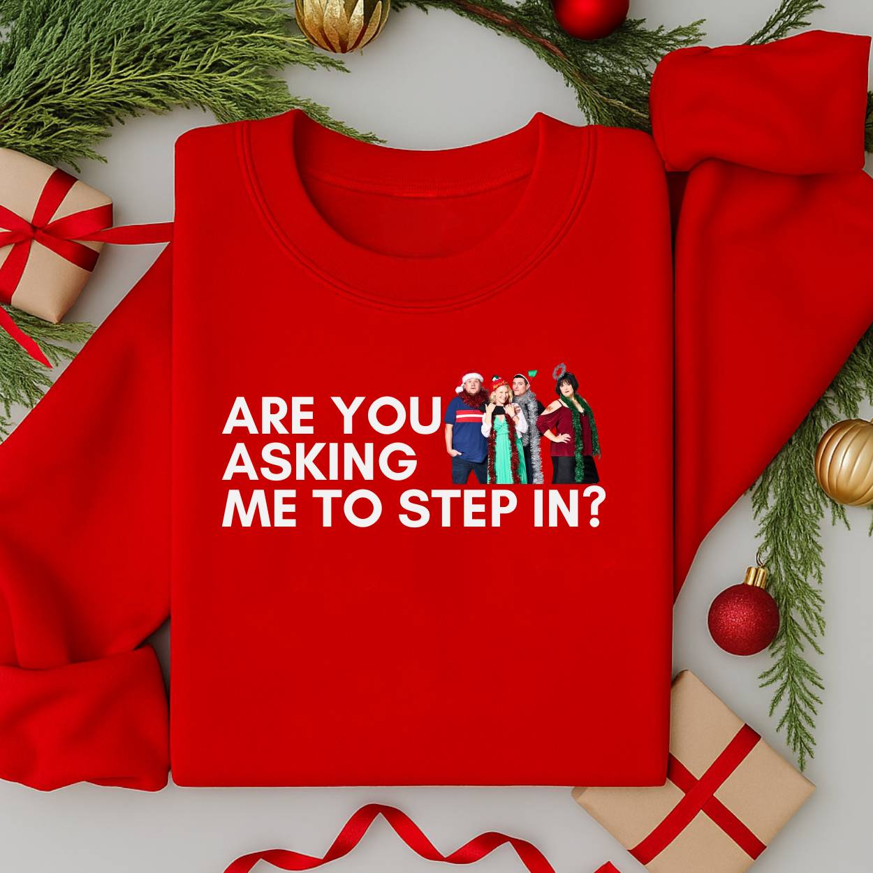 Step Into Christmas Gavin & Stacey Christmas Jumper - Adults