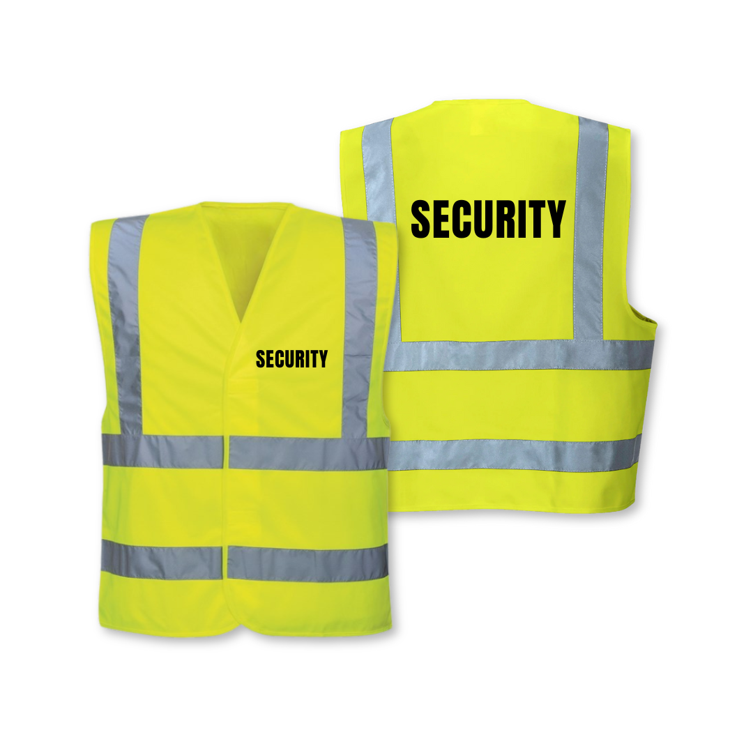 Security Hi Vis Waistcoat – High Visibility Safety Vest