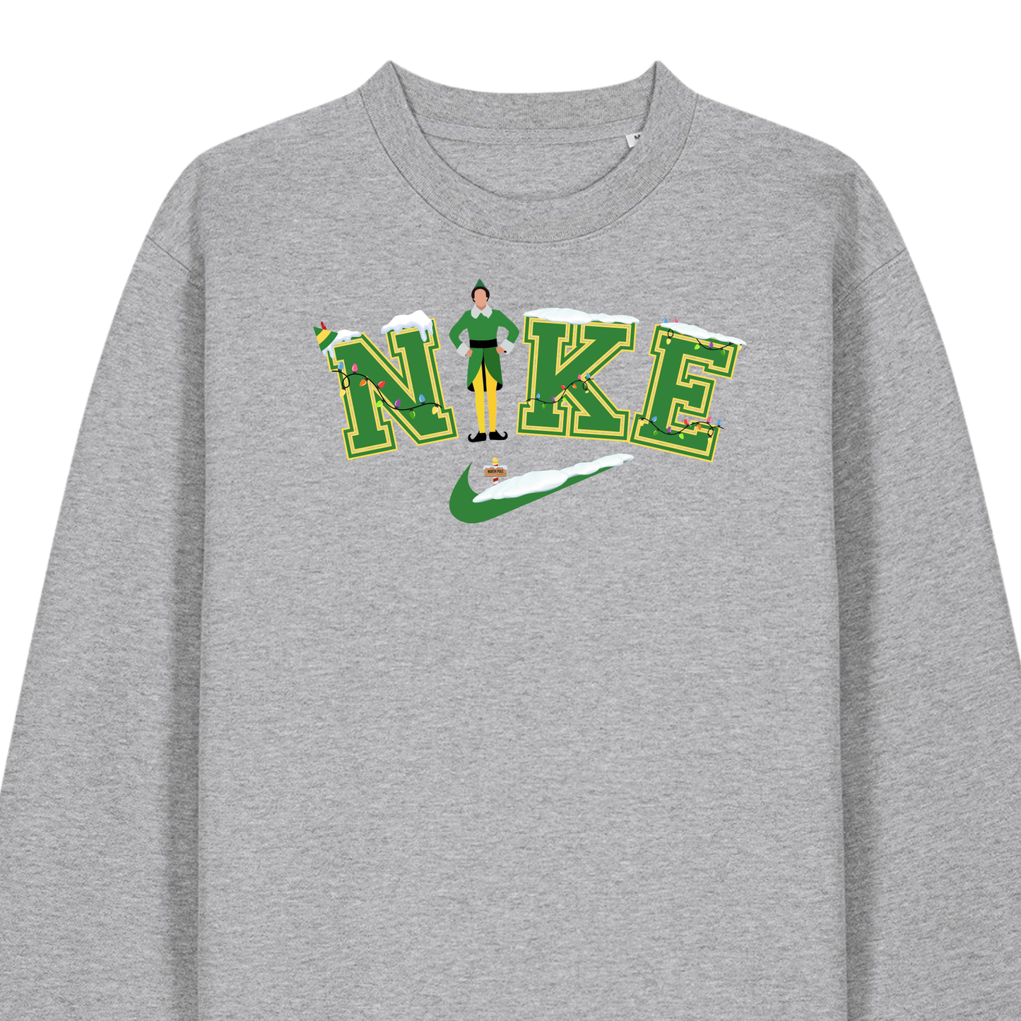 Nike Inspired Buddy the Elf Christmas Jumper - Kids