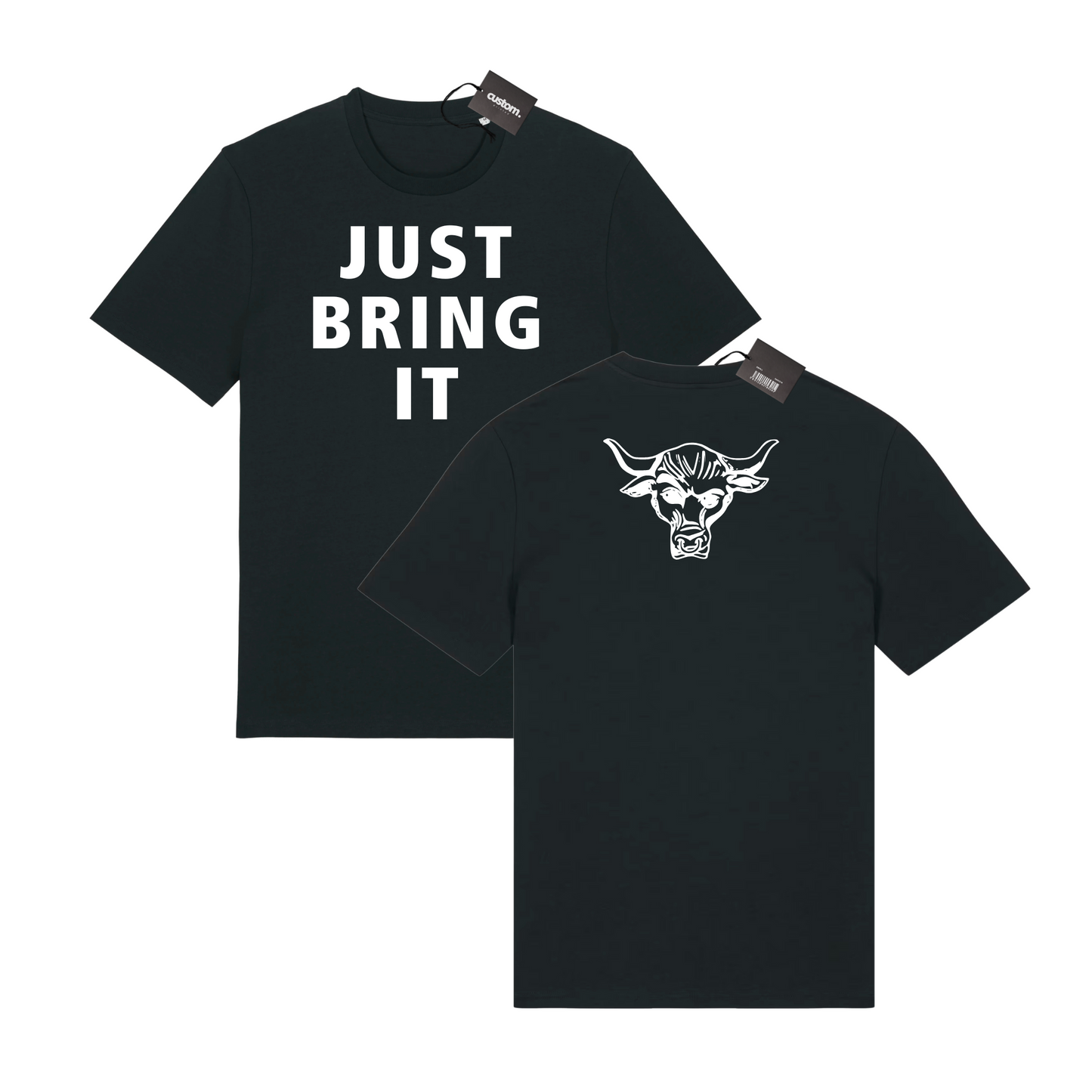 Men's Black Just Bring It! The Rock Inspired Wrestling T-Shirt