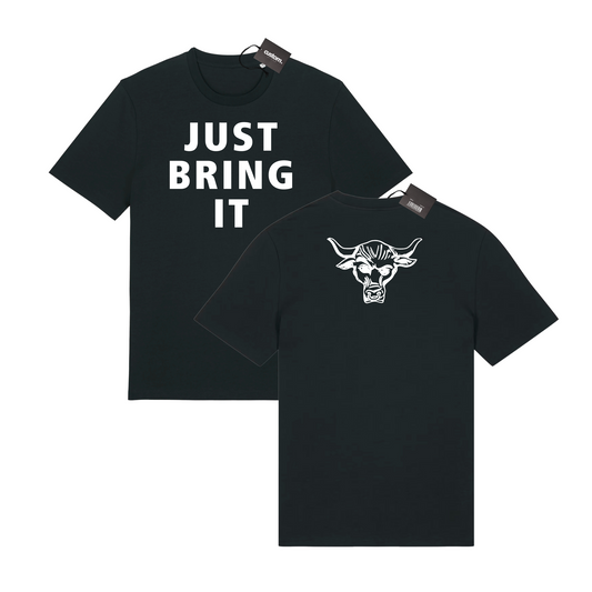 Men's Black Just Bring It! The Rock Inspired Wrestling T-Shirt