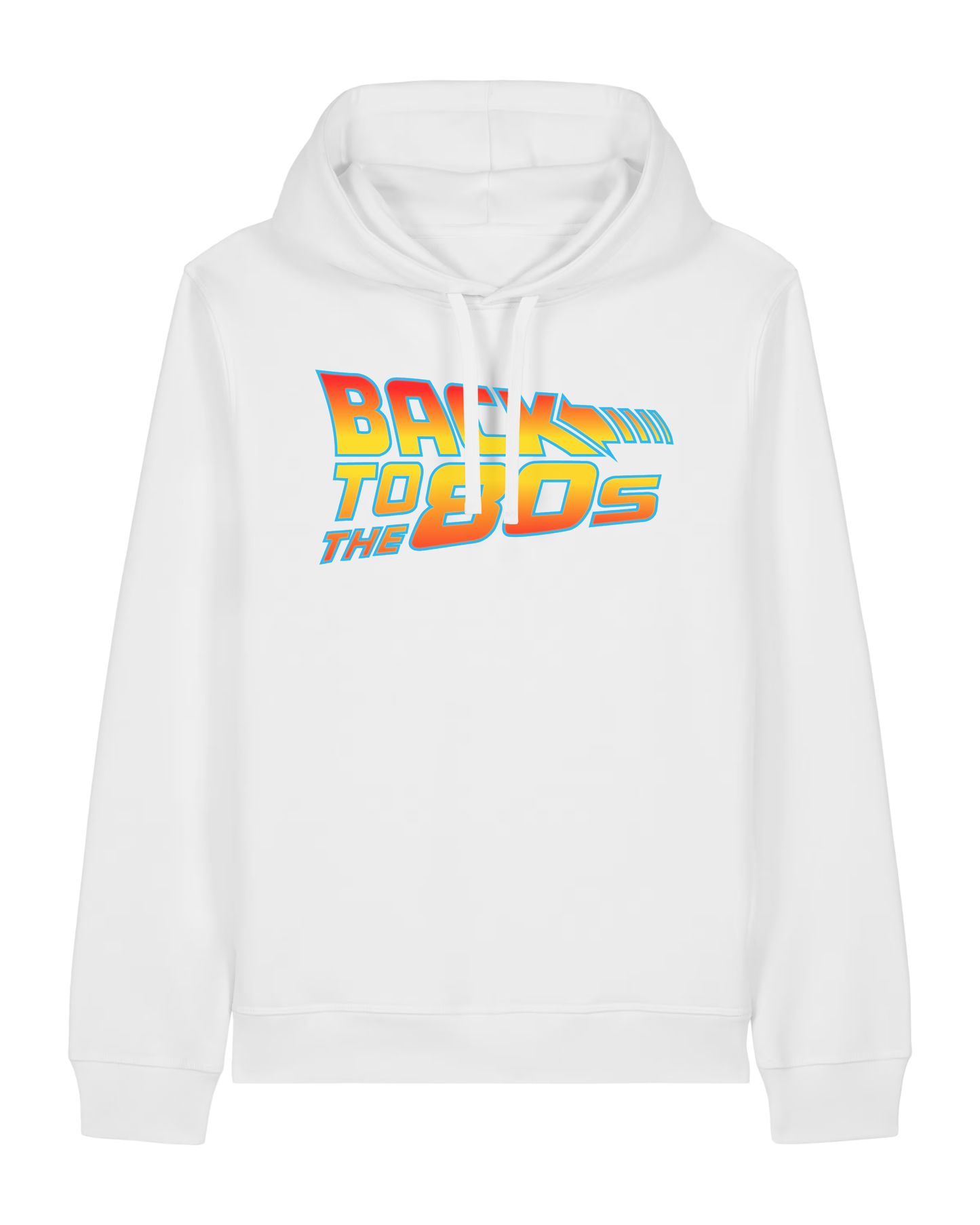 Back to the 80s Fancy Dress Hoodie - Adults