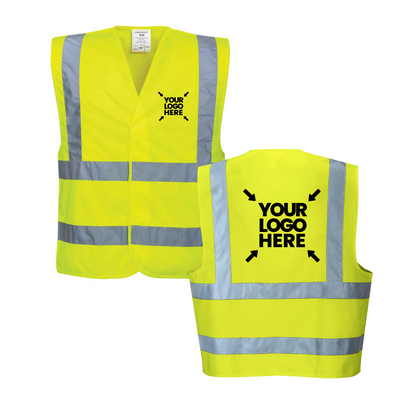 Custom Hi-Vis Vest - Yellow/Orange