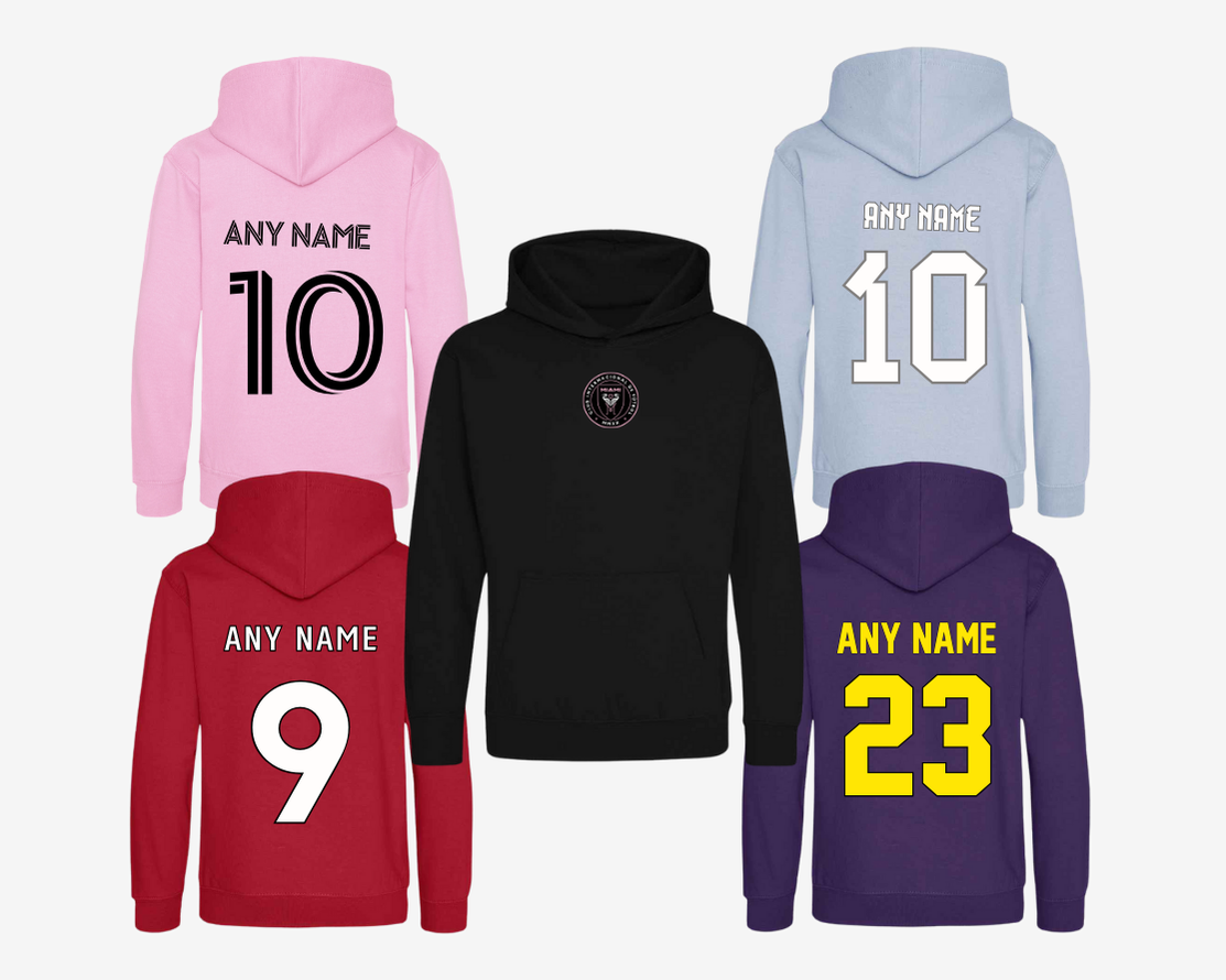 Kids Personalised Sport Team Hoodie - Football, Rugby, American Football, Cricket, Basketball