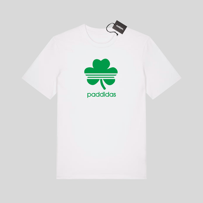 St Patrick's Day Funny "Paddidas" Irish Paddys Day T-Shirt - Adults