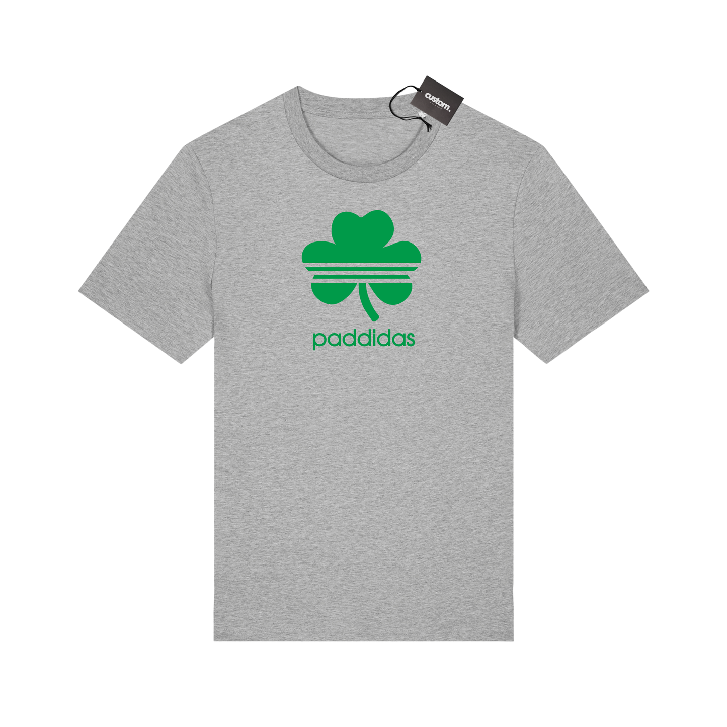 St Patrick's Day Funny "Paddidas" Irish Paddys Day T-Shirt - Adults