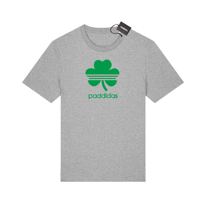 St Patrick's Day Funny "Paddidas" Irish Paddys Day T-Shirt - Adults