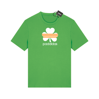 St Patrick's Day Funny "Paddidas" Irish Paddys Day T-Shirt - Adults