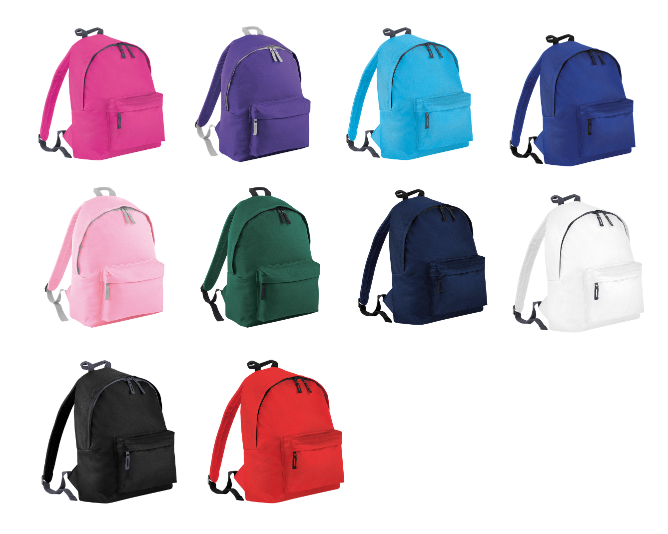 Girls Personalised Backpack - Initial and Name