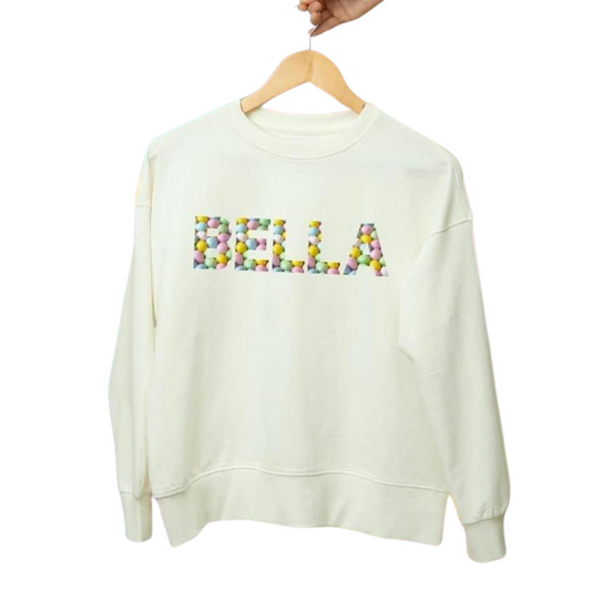 Custom Mini Egg Name Sweatshirt - Kids