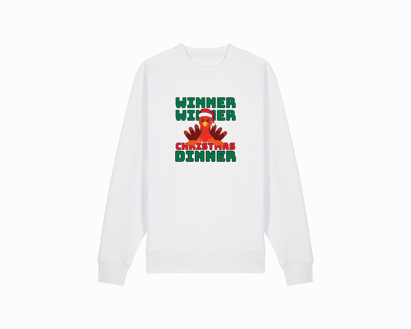 Winner Winner Christmas Dinner Funny Christmas Jumper - Kids