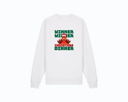 Winner Winner Christmas Dinner Funny Christmas Jumper - Kids