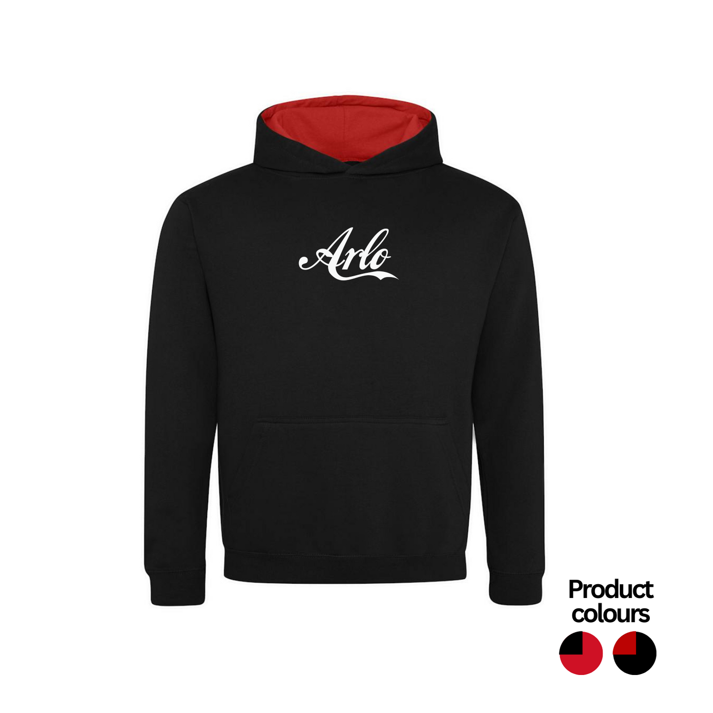 Kids Coca-Cola style Font Personalised Name Hoodies