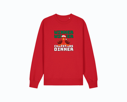 Winner Winner Christmas Dinner Funny Christmas Jumper - Kids