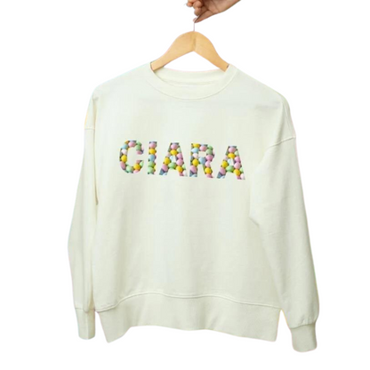 Custom Mini Egg Name Sweatshirt - Kids