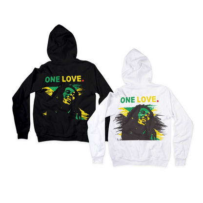 One Love Bob Marley Hoodie - Adults