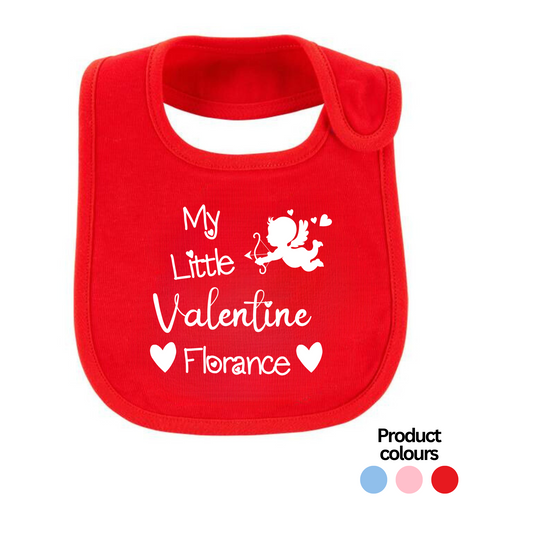 Custom Valentines Baby Bib