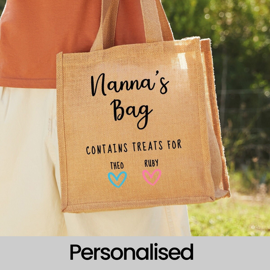 Custom  Nanna / Mummy Bags - Treats for (Add Names)