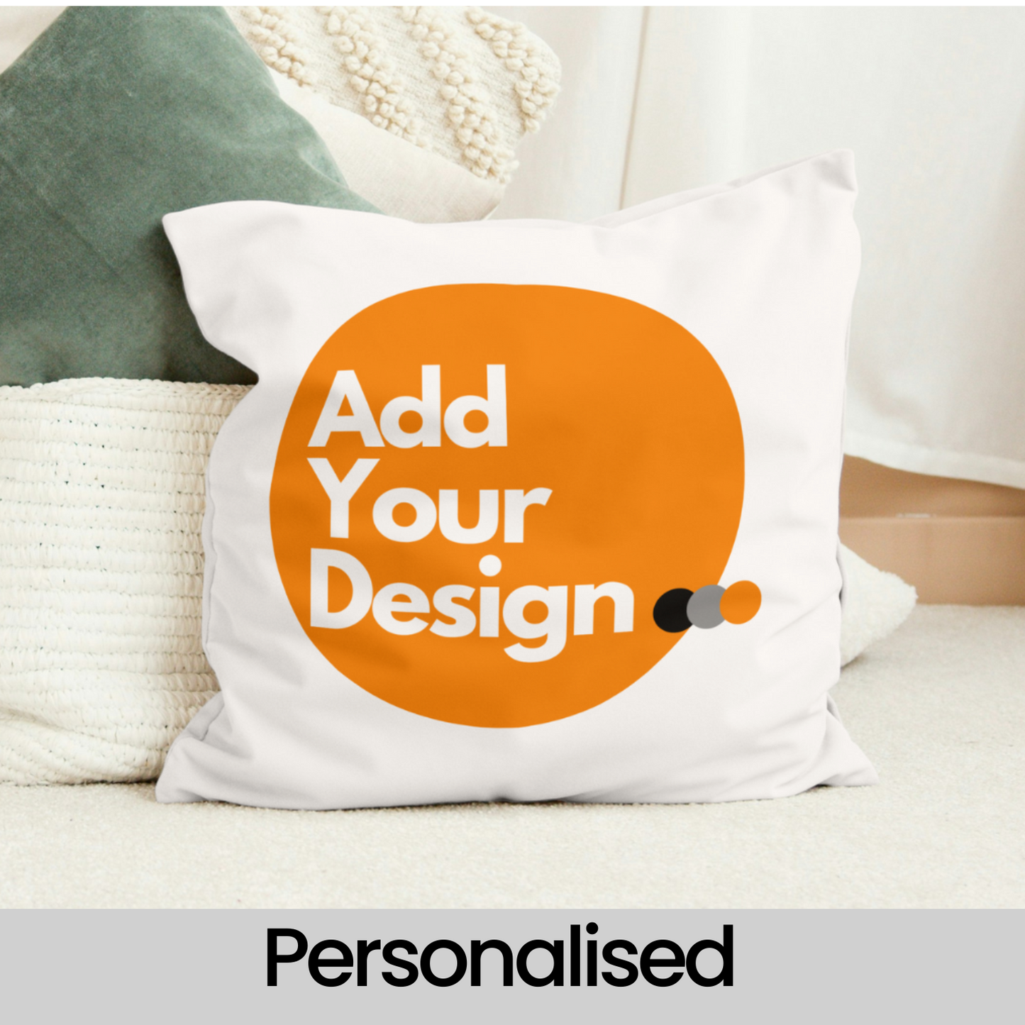 Custom Cushion Covers - Add Image & Add Text