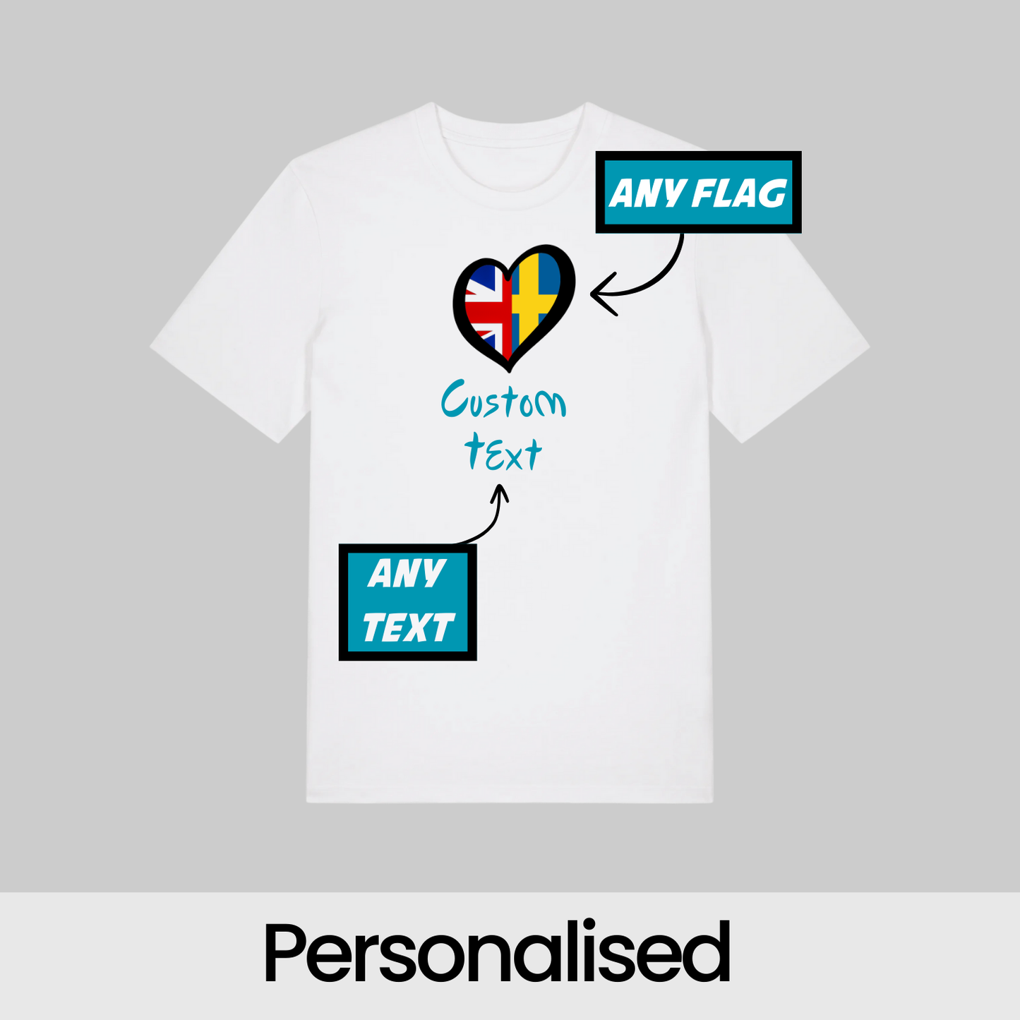 Custom Eurovision T-shirt Adults & Junior