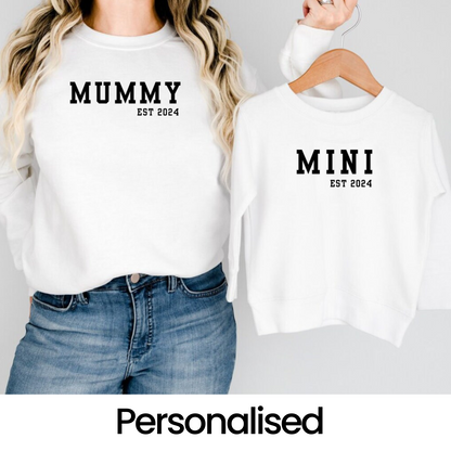 Mummy & Mini Custom Sweatshirts