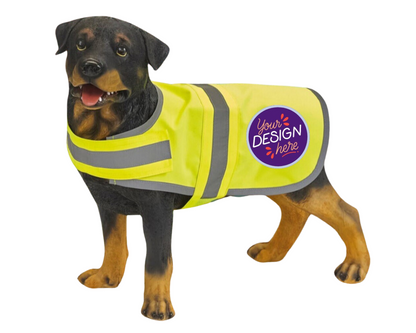 Personalised Dog High Vis Coat