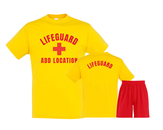 Personalised Lifeguard Fancy Dress -  Adult or Junior