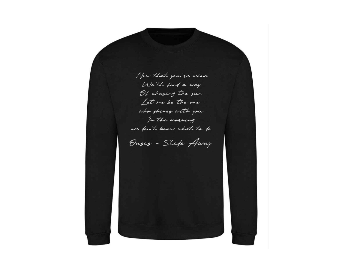 Custom Song Lyric Sweatshirts