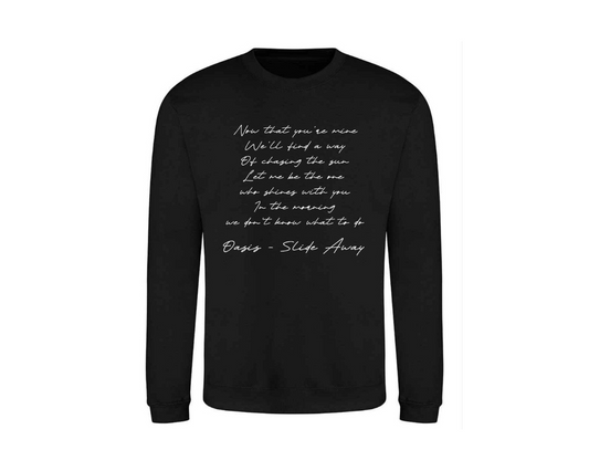 Custom Song Lyric Sweatshirts