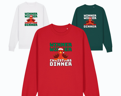 Winner Winner Christmas Dinner Funny Christmas Jumper - Kids