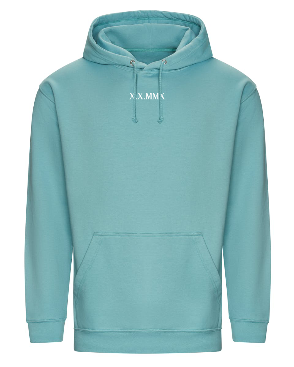 Custom Roman Numeral Hoodie - Adults