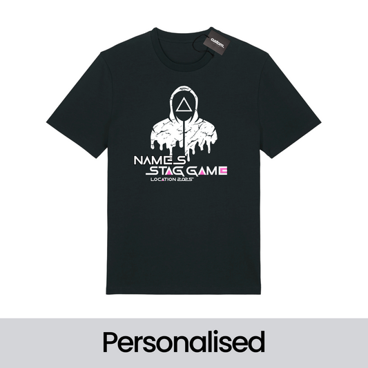 Personalised Squid Game-Inspired Stag Do T-Shirt