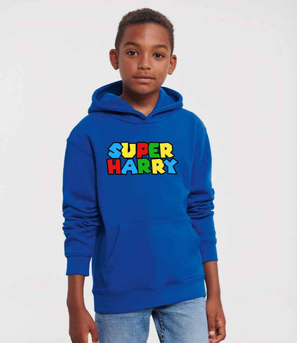 SUPER MARIO Personalised Junior Hoodie