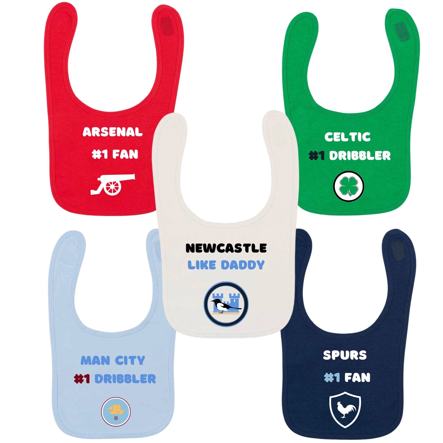 Football Baby Bibs