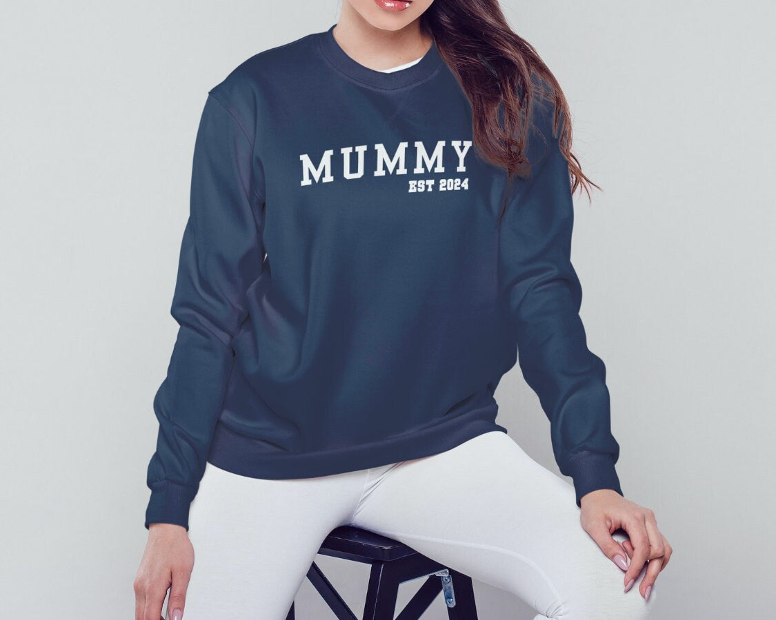 Mummy Sweatshirt, Mum Christmas Gift, Mother Daughter, Custom Mom Jumper, Personalised Mum, Mothers Day Gift, Mum and Daughter, Mum and Son