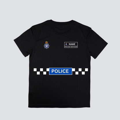 Kids Custom Police Shirt Officer Costume