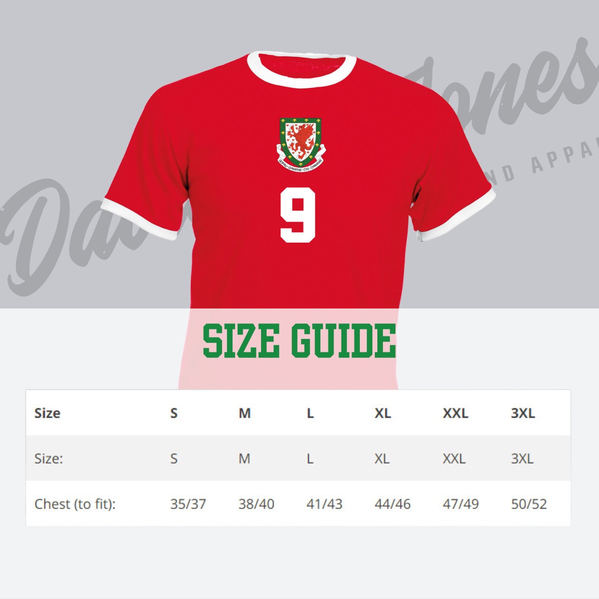 Wales Retro Design Football T-shirts - Classic Design - Adults - Welsh - World Cup