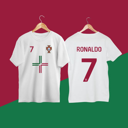 Portugal Ronaldo T-shirt - R7 Shirt - Portugal World Cup - Euros - Unisex - Tee - Football - Soccer - Cristiano - Kids - Adults - Unisex