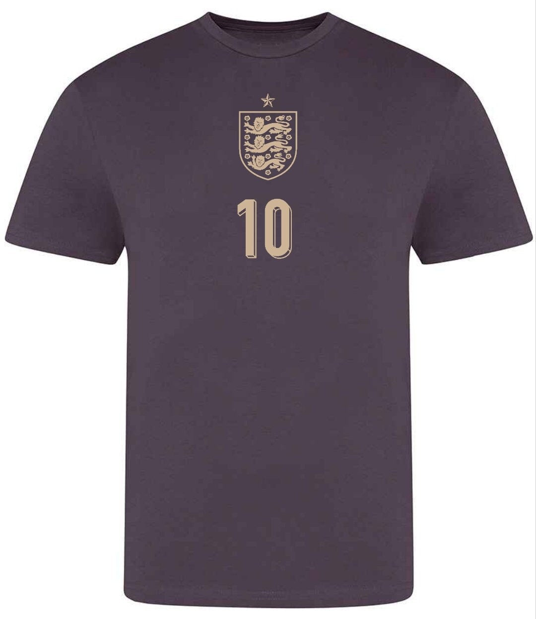 Custom England Away Euros Supporters Tee