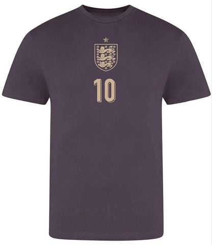 Custom England Away Euros Supporters Tee